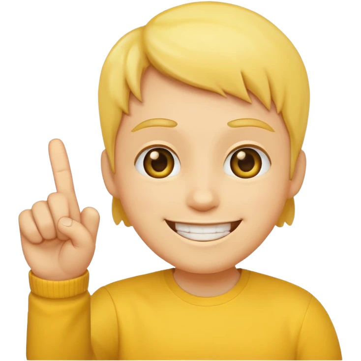 Smile face with middle finger  emoji