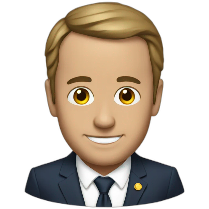 Pour in macron emoji