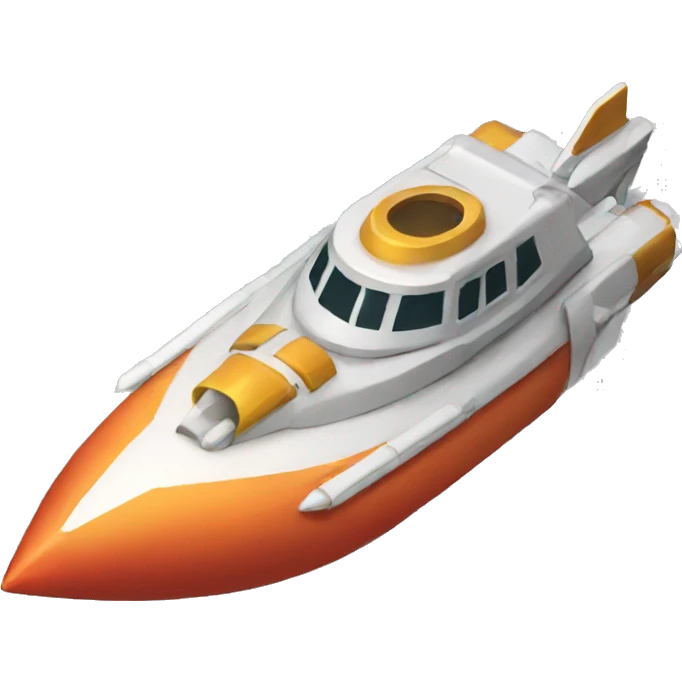 Rocket boat emoji