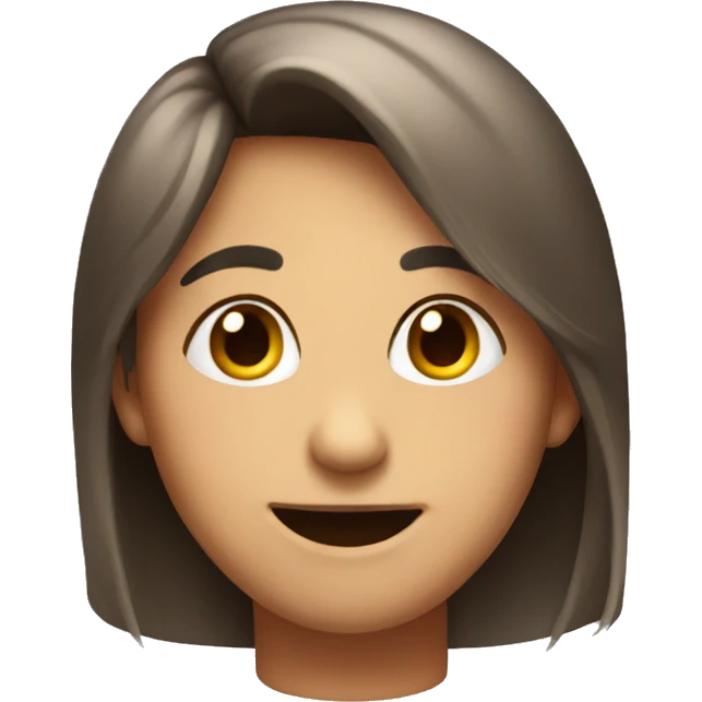 Blushing emoji