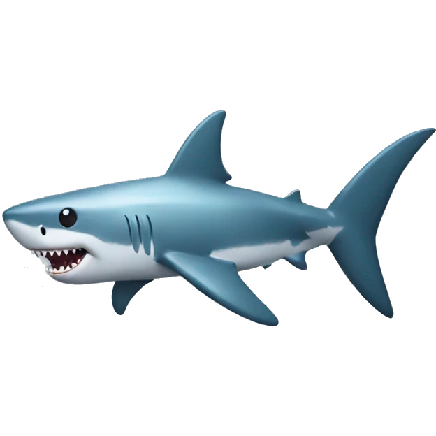 Shark with wand emoji