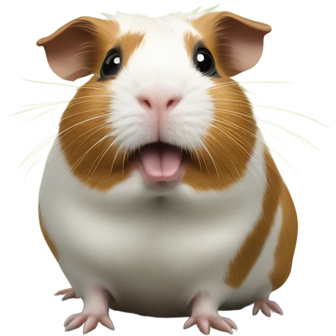 Guinea pig flipping somebody off emoji