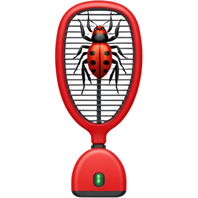 red bug zapper emoji