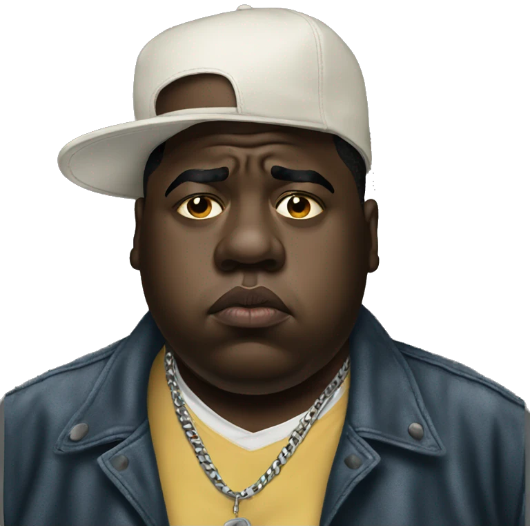 Notorious BIG sad emoji