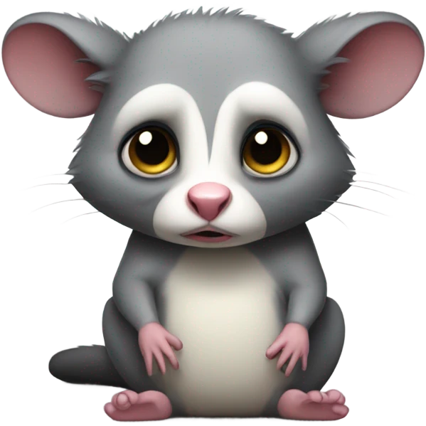 Sad possum emoji