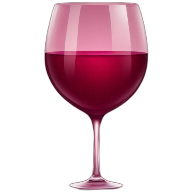 Wine color heart emoji