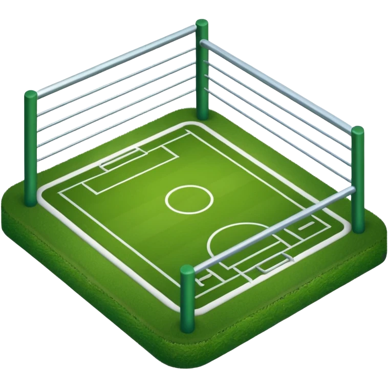 sports ground on a transparent background, bars and sports simulator emoji