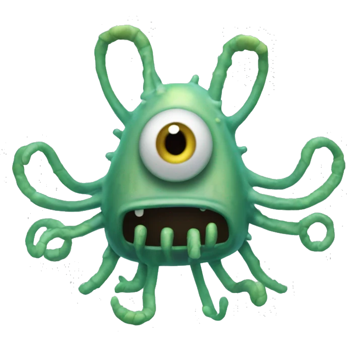 plankton from the cartoon spongebob emoji