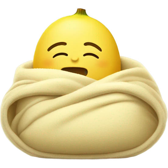 Sleeping banana  emoji