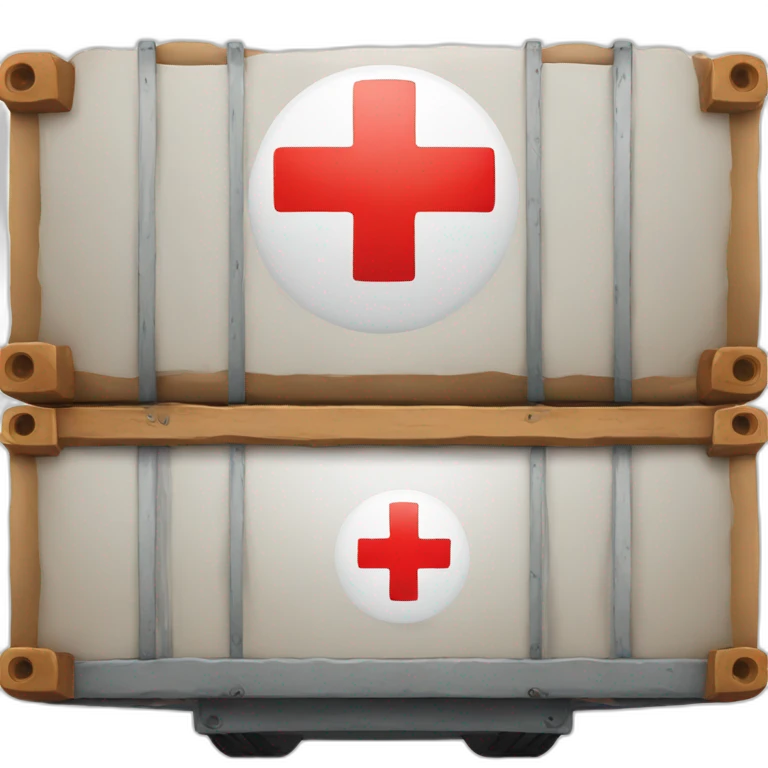 Red cross logistics logo emoji