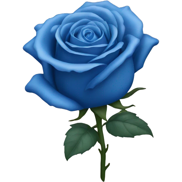 blue rose emoji