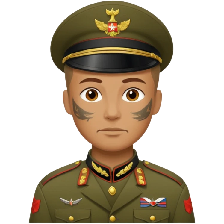 tatooed soldier, Russia ancient emoji