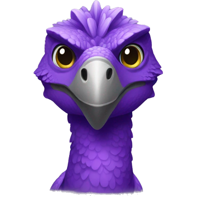 Purple Raptor emoji