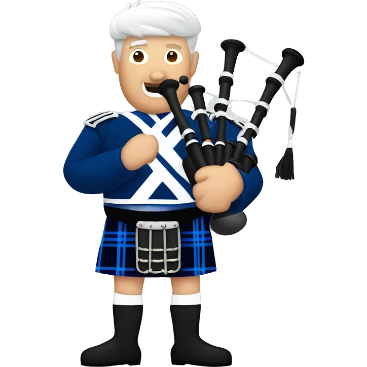 Scotland supporter bagpipes emoji