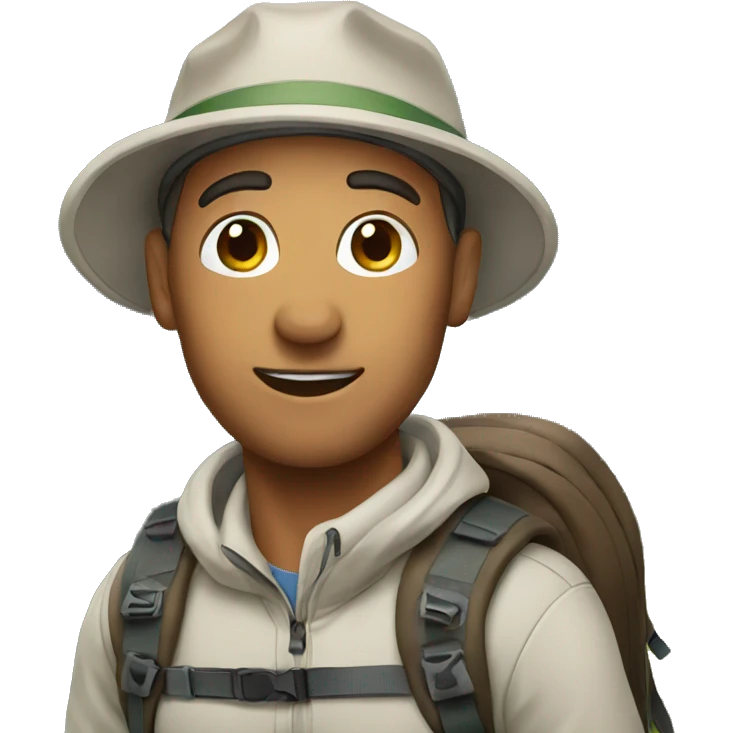 hiking emoji