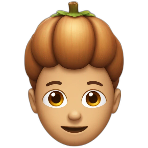 acorn head with shoulders emoji