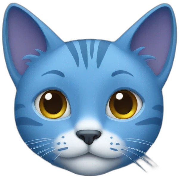 blue cat emoji
