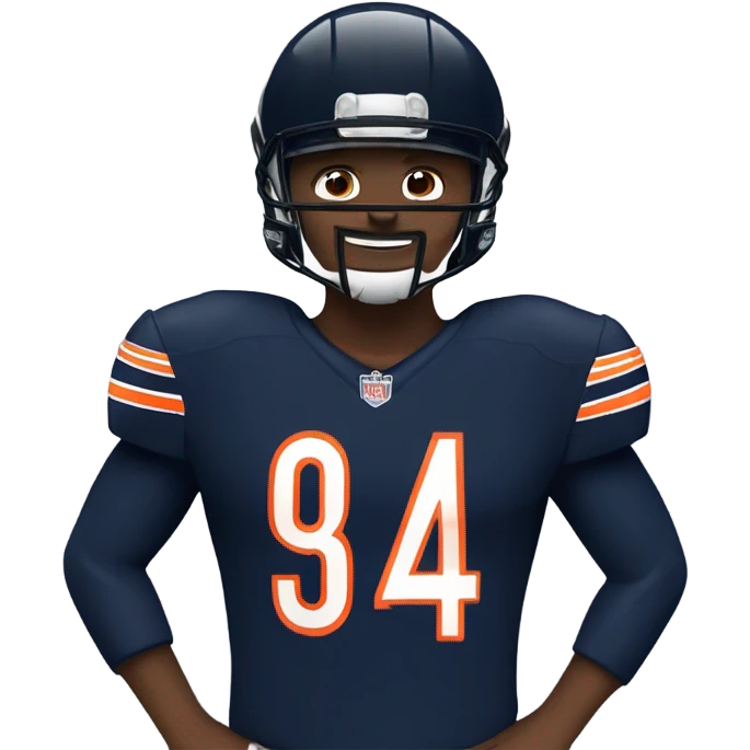 Chicago bears player emoji