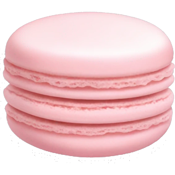 pale pink macaron emoji