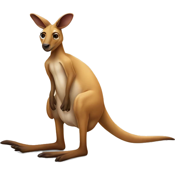 kangaroo playing dead emoji