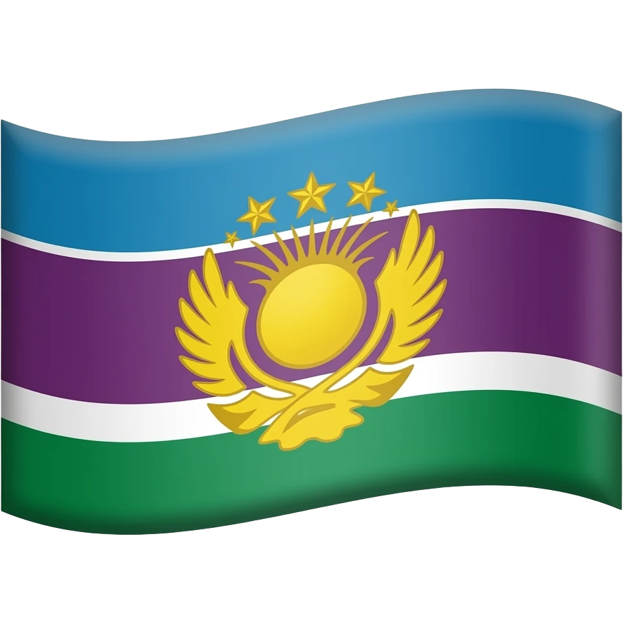 Flag of Khakassia emoji