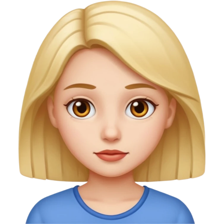 I’m just a girl emoji
