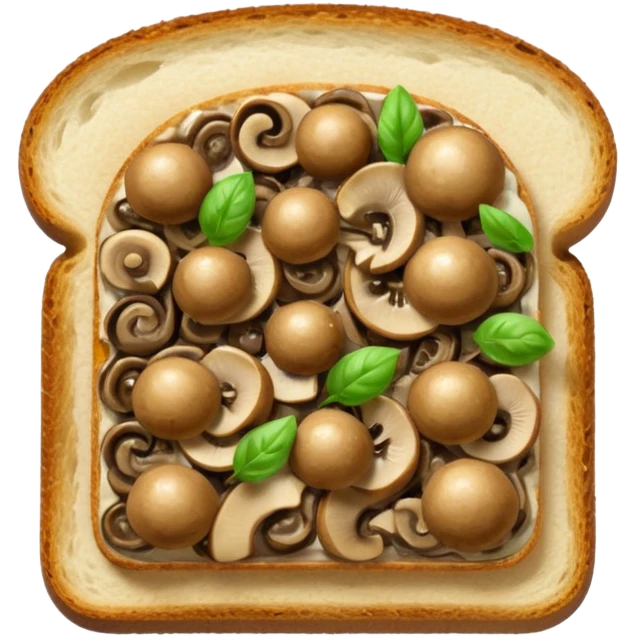 mushroom toast emoji
