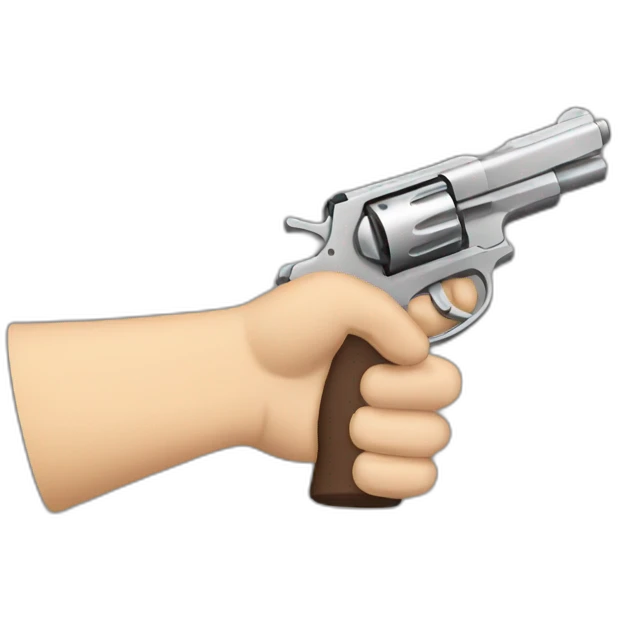 pistol hand emoji