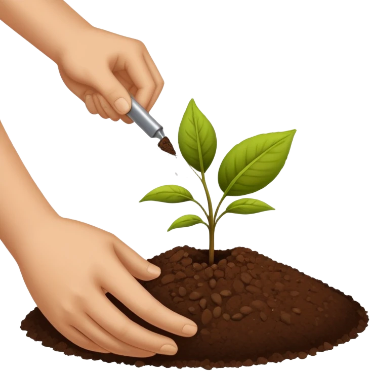 seed being planted emoji