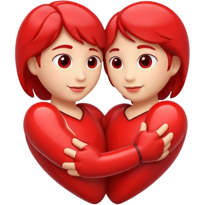 heart hug emoji