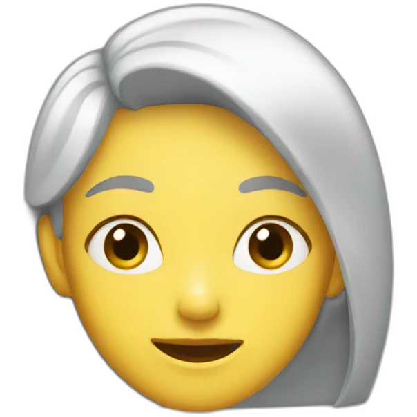 Lady embarrassing emoji