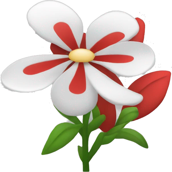 flower with red not allowed slash emoji