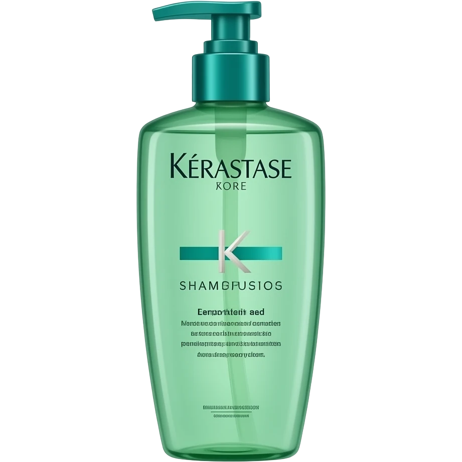 Kérastase Shampoo, a very refreshing green emoji