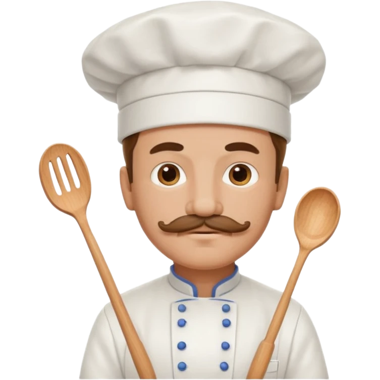 chef with mustache emoji