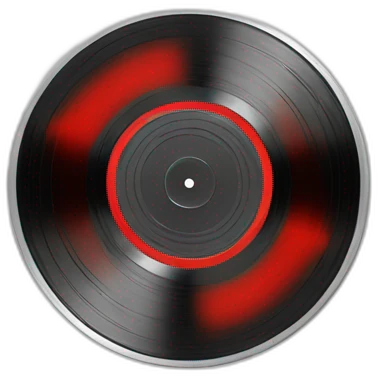 disque vinyle red emoji