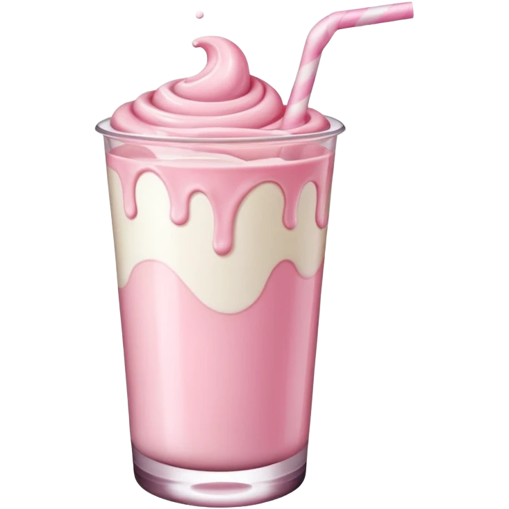 Pink milk emoji