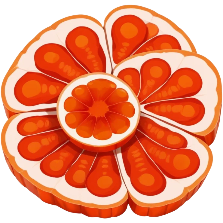 liced fish roe withliced fish roe with reddish color reddish color emoji