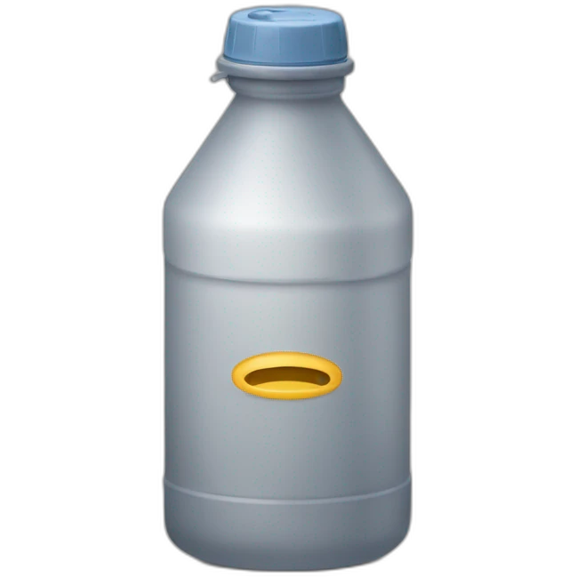 Bidon with air emoji