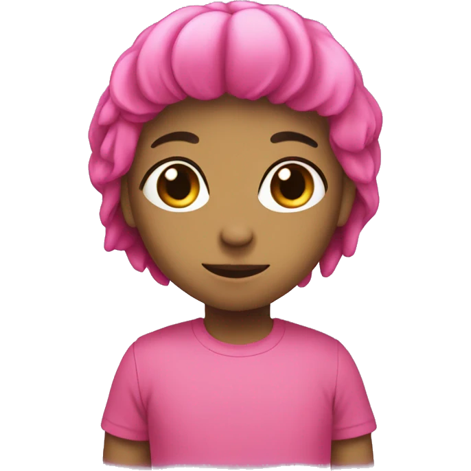 Pink macha emoji
