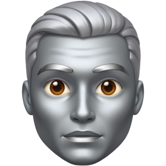 metal painted man emoji