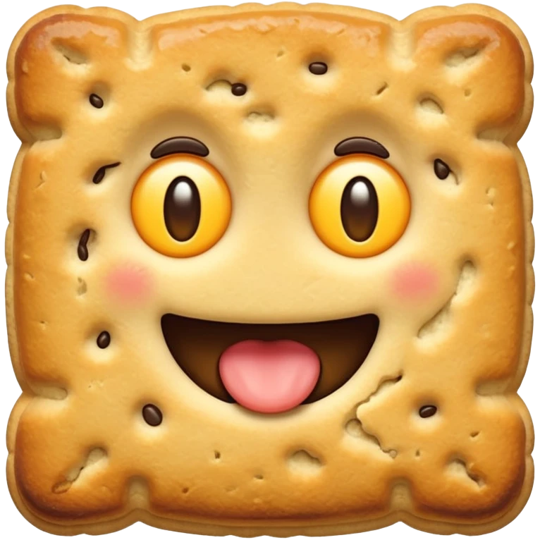 bitten vanilla biscuit emoji