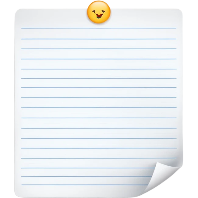 Classroom note emoji