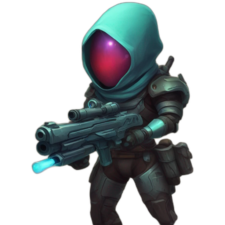 alien marksman futuristic roguelike rpg style inspired by slay thee spire emoji