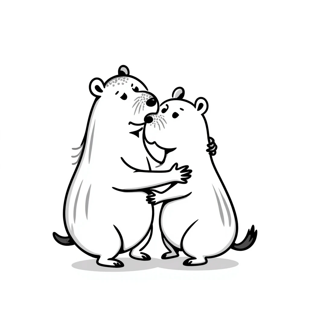 capybara love emoji