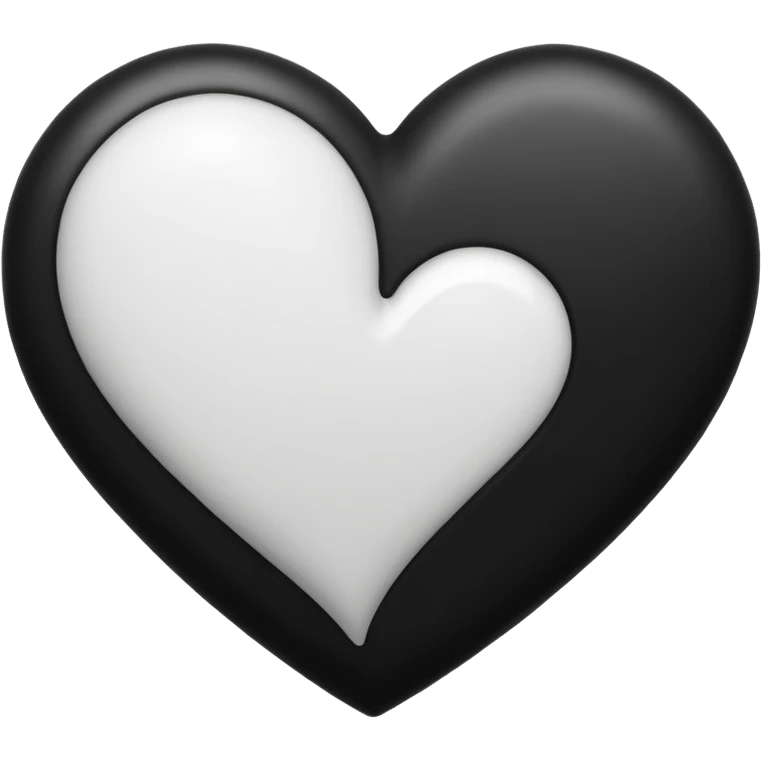 🖤🤍 emoji