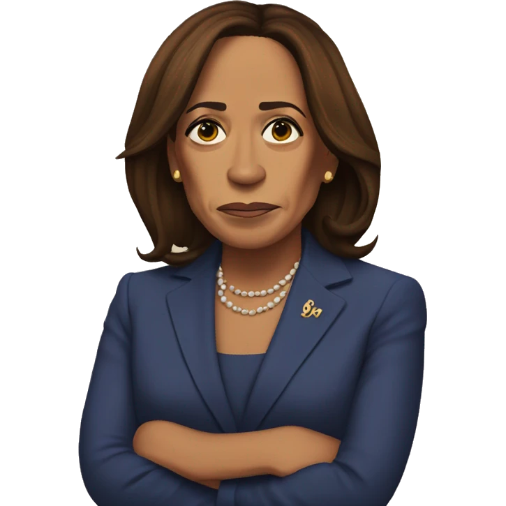 kamala harris sad emoji