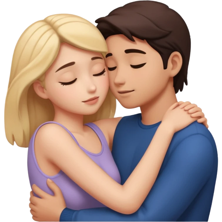intimate moment between lovers emoji