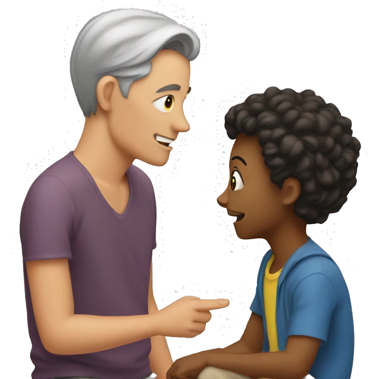 talking with child emoji