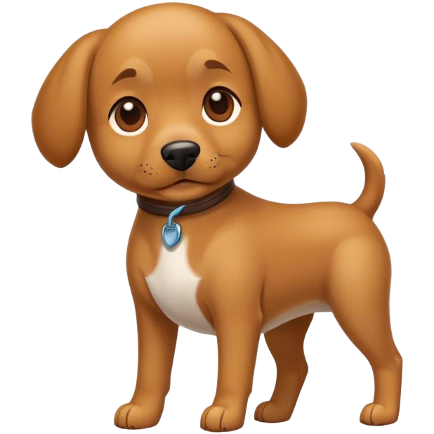 Dog with human body emoji