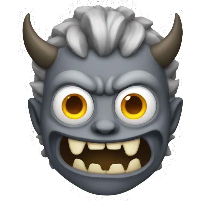 grey demon emoji
